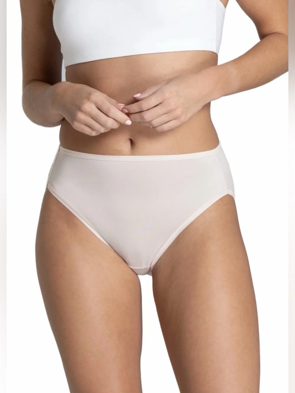 Microfiber Hi Cut Underwear Panties - Pack of 6 - Picture 2 of 7